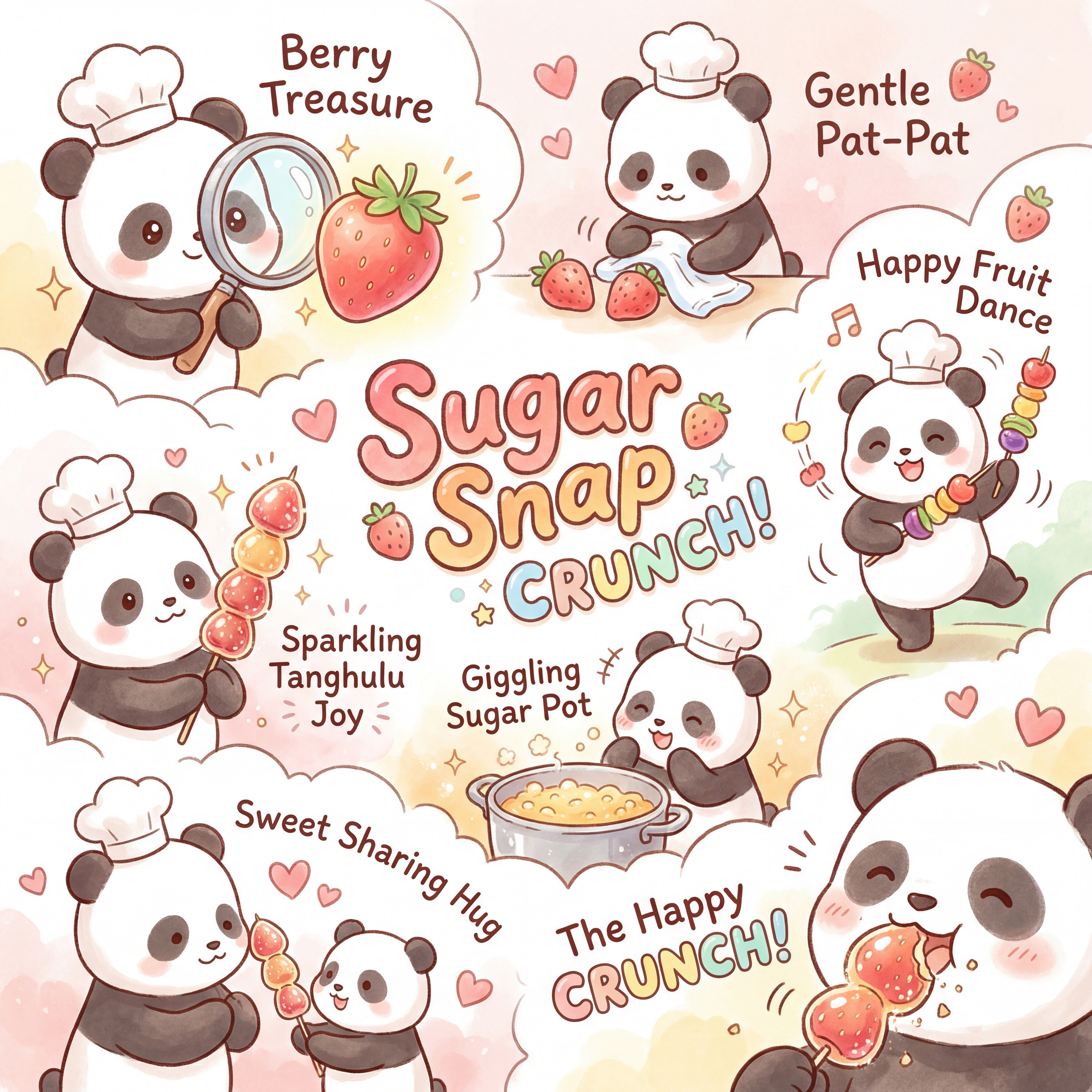 Panda Making Tanghulu